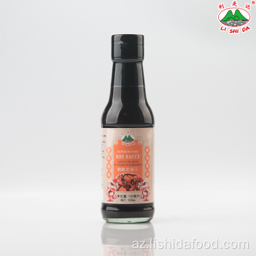 150ml şüşə şüşə qaranlıq soya sousu